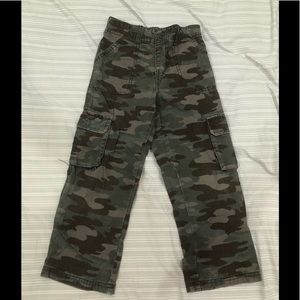 Kids Army Print Pants